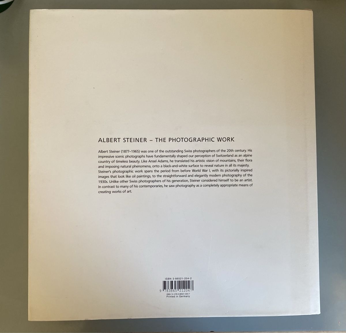 Libri: Albert Steiner: The Photographic Work – Usato da Zürich venduto da ann_9fv5 1