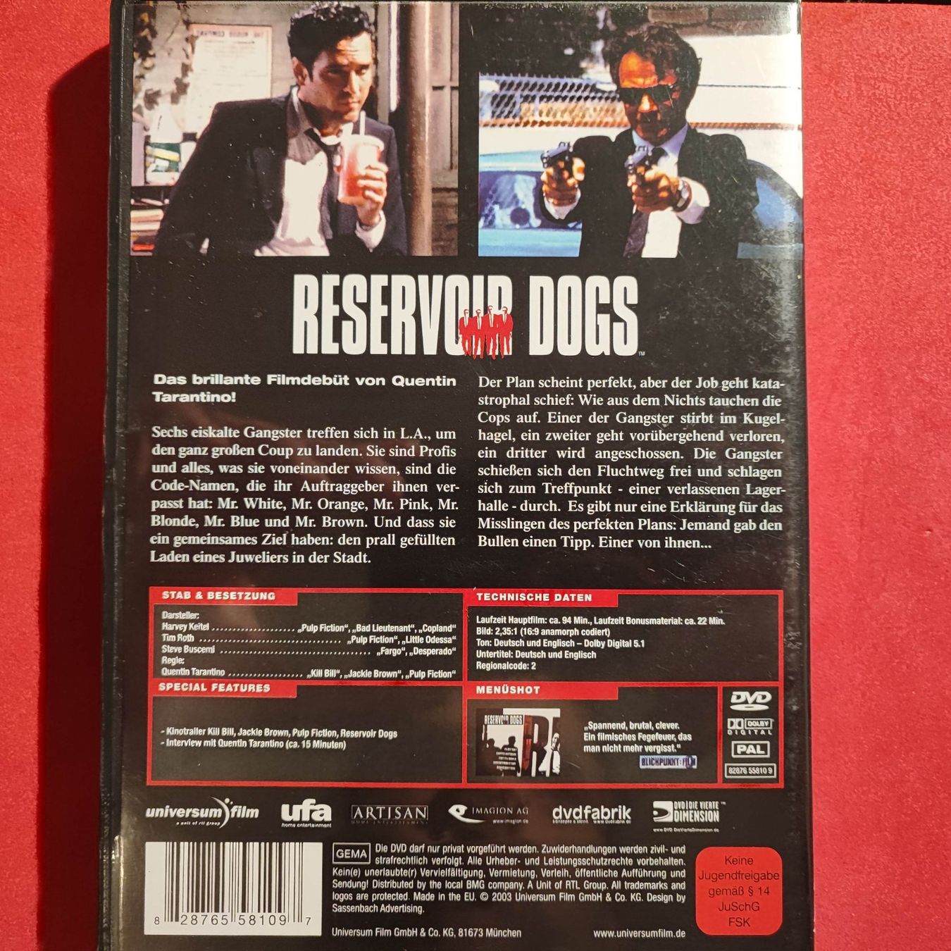 Tous les DVDs: Reservoir Dogs – D'occasion à Dübendorf par kb86_MOVIE 1