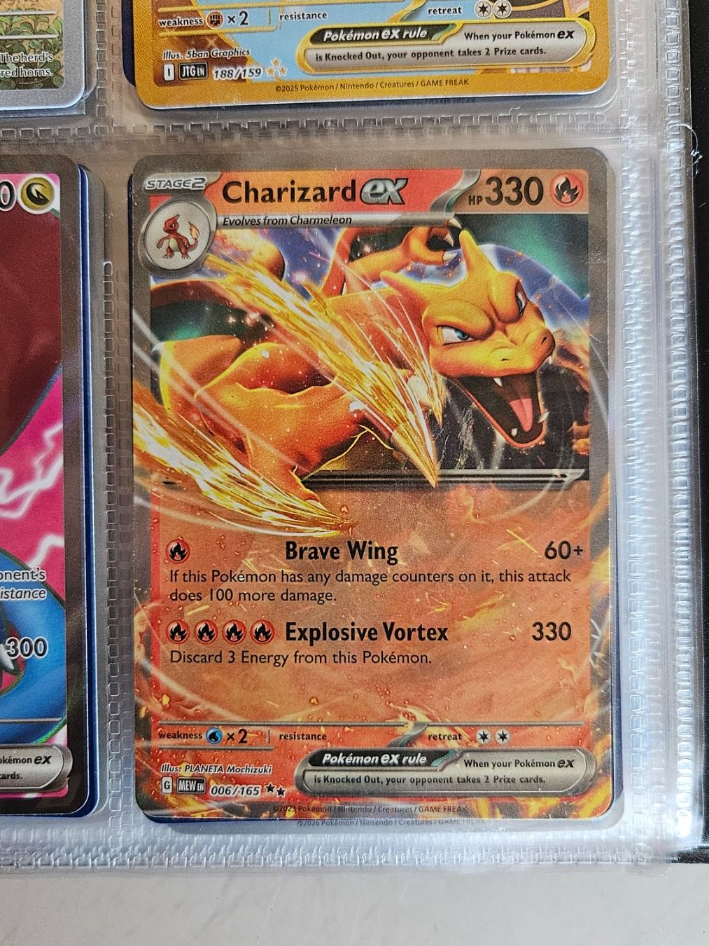 Pokémon Carte collezionabili: Charizard EX 330HP 006/165 STAGE2 NM – Usato da Basel venduto da True_Hofer_Store