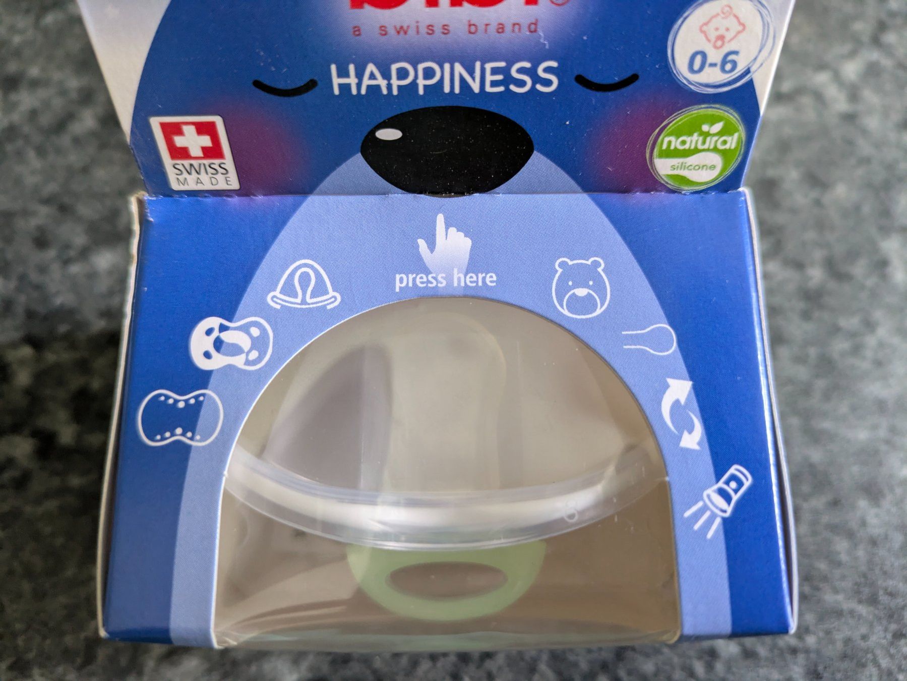 Succhiotti & catenelle porta ciuccio: Bibi Nuggi 0-6 M, neu – Usato da St. Gallen venduto da Lila_238 1