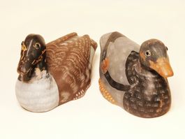 Antike Galvani Pordenone Enten-Miniaturen