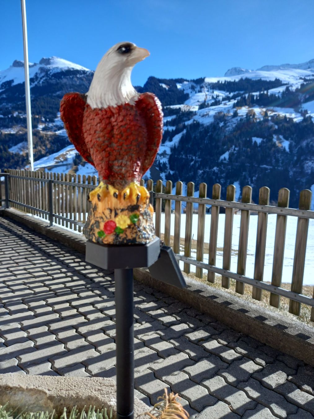 Tutte le decorazioni: Adler mit Leuchtsockel LED – Nuovo (secondo la descrizione) da Achseten venduto da Wenggi