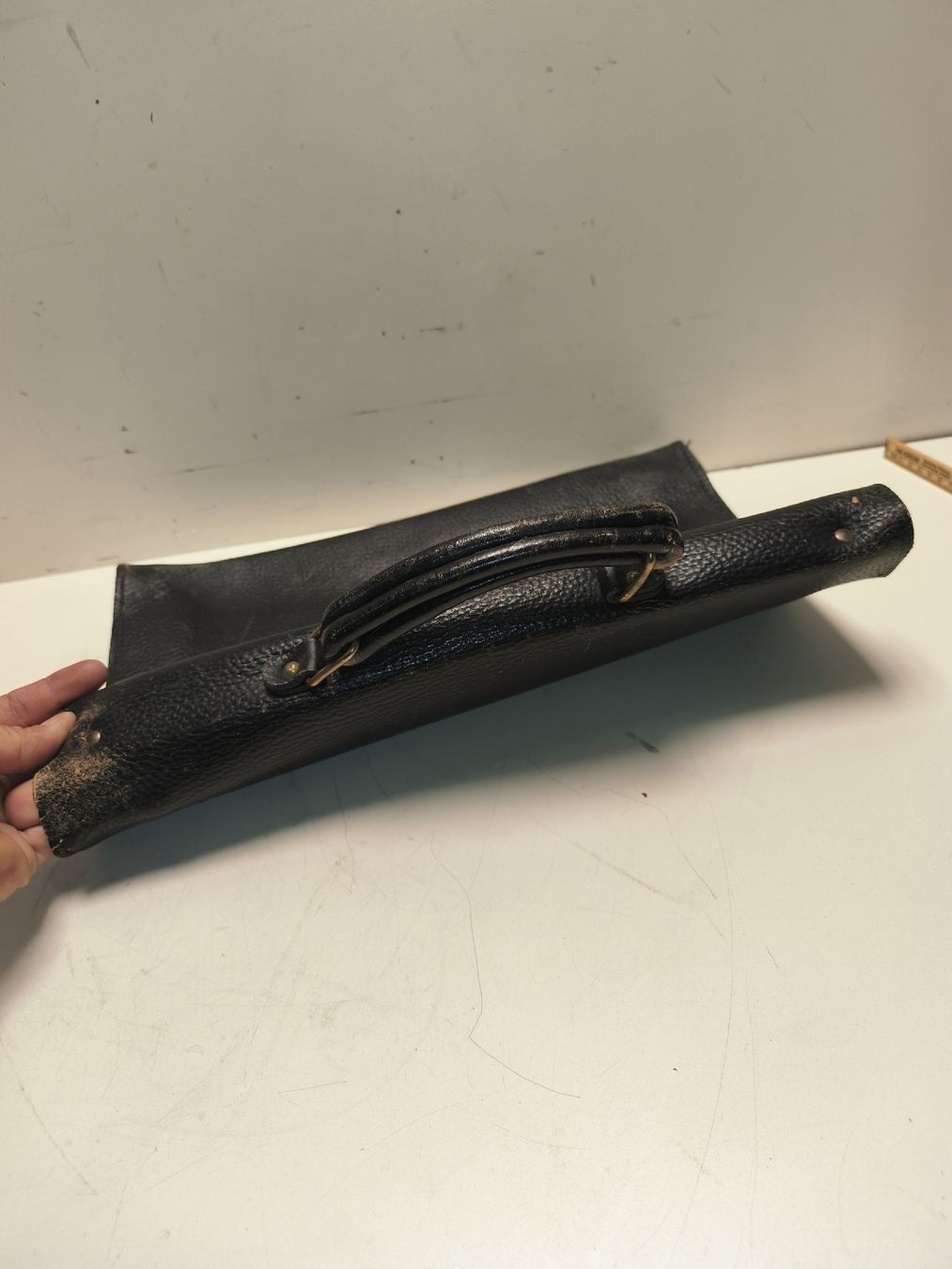 Valigie & Borse: Klassische Leder Aktentasche Schwarz(em78)) – Usato da Künten venduto da Schnaepplihuus 5