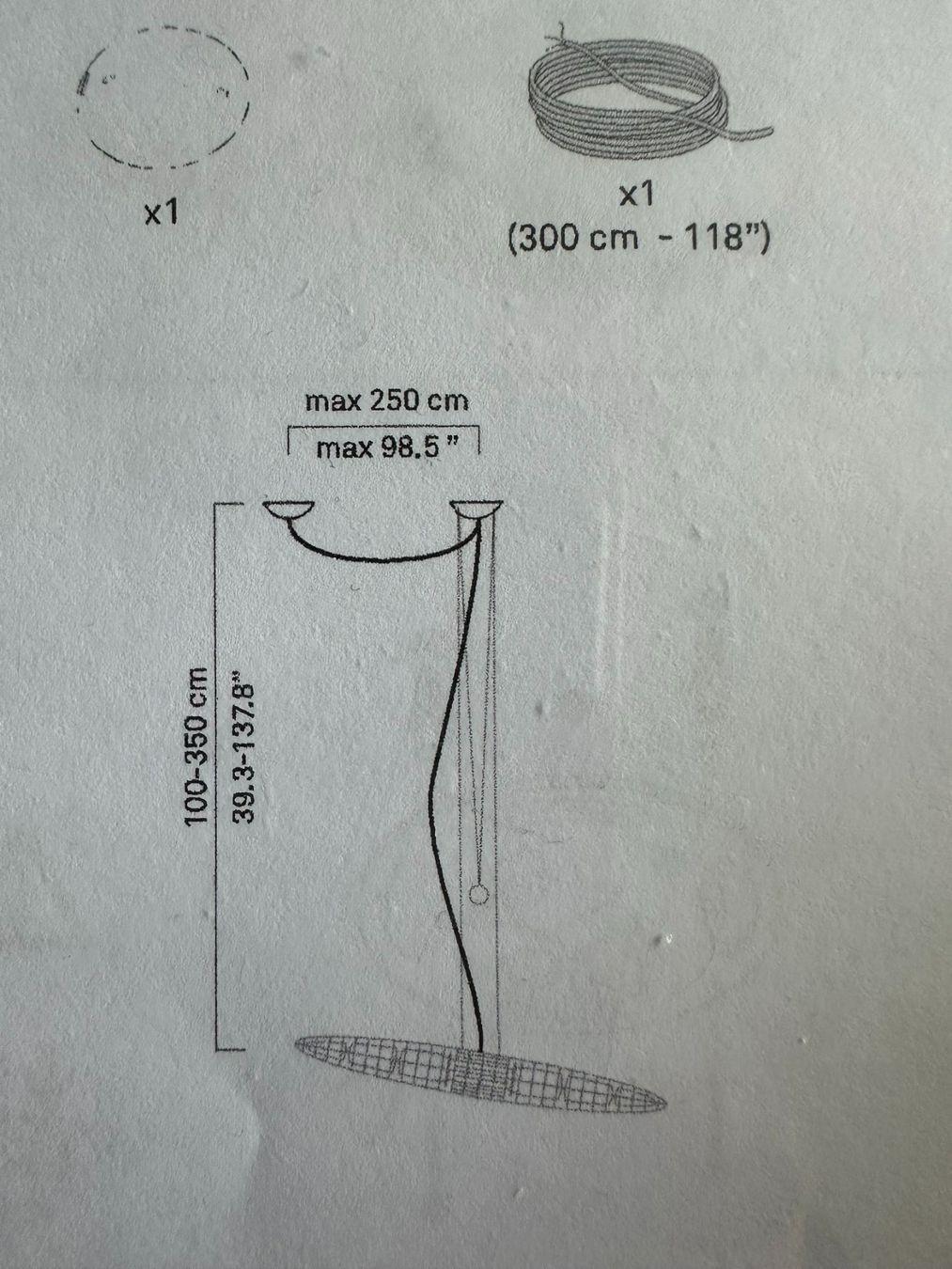 Luceplan Lampadari & plafoniere: Hängeleuchte TITANIA von Luceplan – Usato da Oberuzwil venduto da annina910 3
