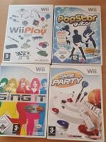 Wii Spiele Sammlung 4 Stk. guter Zustand