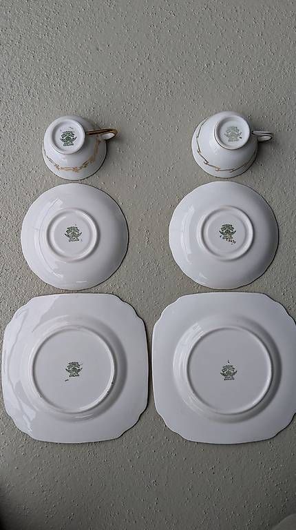 Set di piatti: Zwei 3er Set Porzellan – Usato da Altdorf UR venduto da Walhalla59 2
