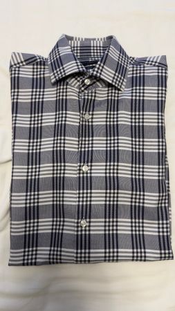 Tommy Hilfiger Plaid Dress Shirt - Men's Size 38/15