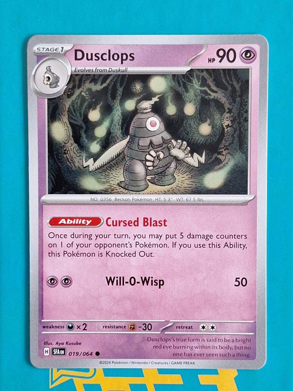 Pokémon Carte collezionabili: Dusclops - Pokemon Shrouded Fable - #6.1 – Usato da Altstätten SG venduto da GGsGameshop