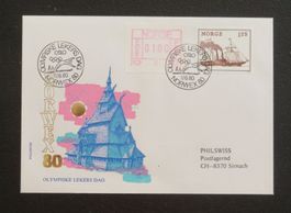 Ersttagsbrief zur NORWEX 1980