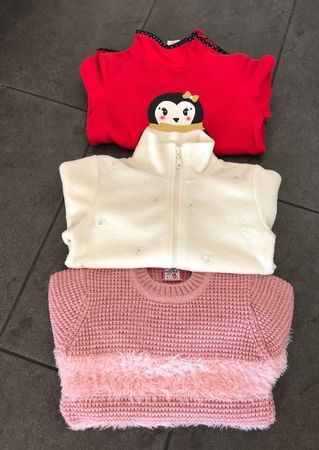 ❤️2 Pullis und Jacke gr. 128