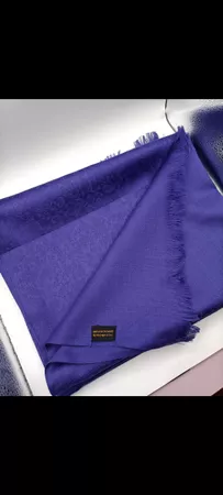 châle en 100% cachemire violet Neuf 