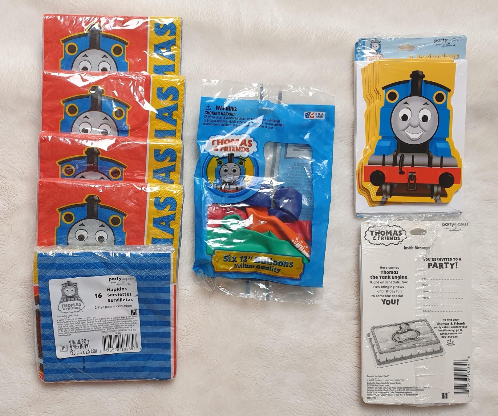Tutte le decorazioni: Thomas & Friends Thema Geburtstagsparty-Kit - "Hallmark" – Usato da Würenlos venduto da Abracadabra26 4