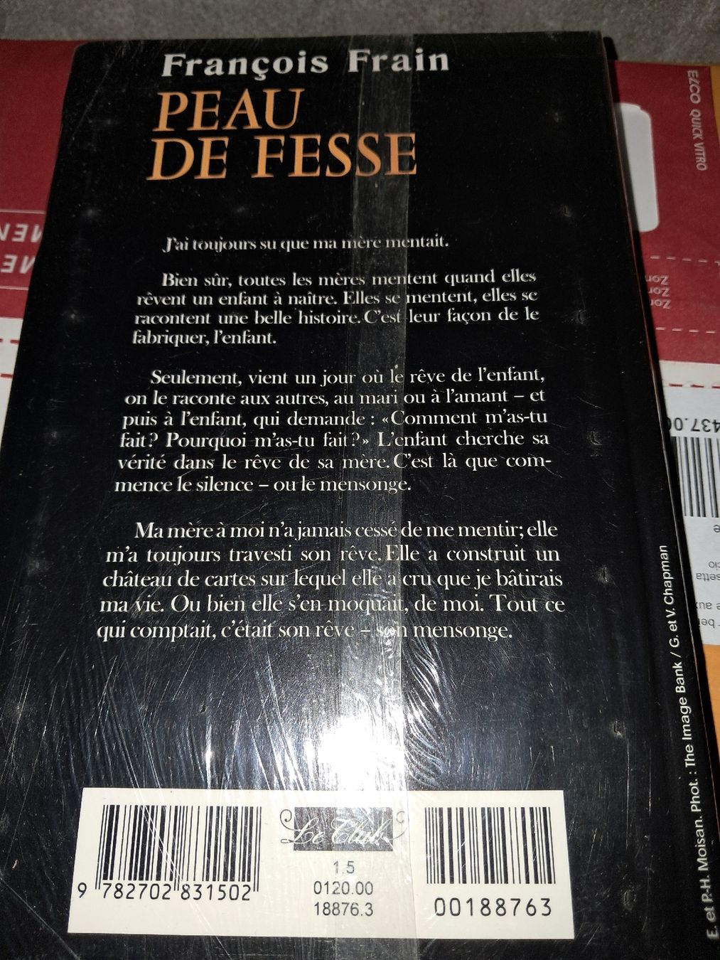 Libri: François Frain Peau de fesse – Nuovo e nell'imballaggio originale da Le locle venduto da juliensaran 1