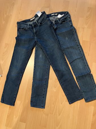 original Levi's 712 SLIM in Grösse 25 (2x dunkelblau) *NEU*