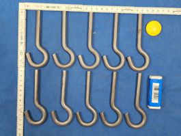 10 Ring Haken, offen, 11.3cm (90500000) Stahl (LOT2206#NSH6)
