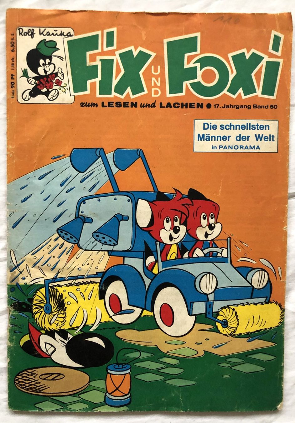 Fumetti: Fix und Foxi - 17.Jhrg. - Heft Nr.50 - 1969 – Usato da Schaffhausen venduto da durruti