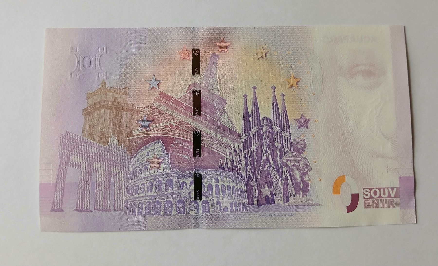 Banknoten: Billet 0 euro - Aquaparc – Neu (gemäss Beschreibung) aus Sciernes-d'Albeuve von Dojo004 1