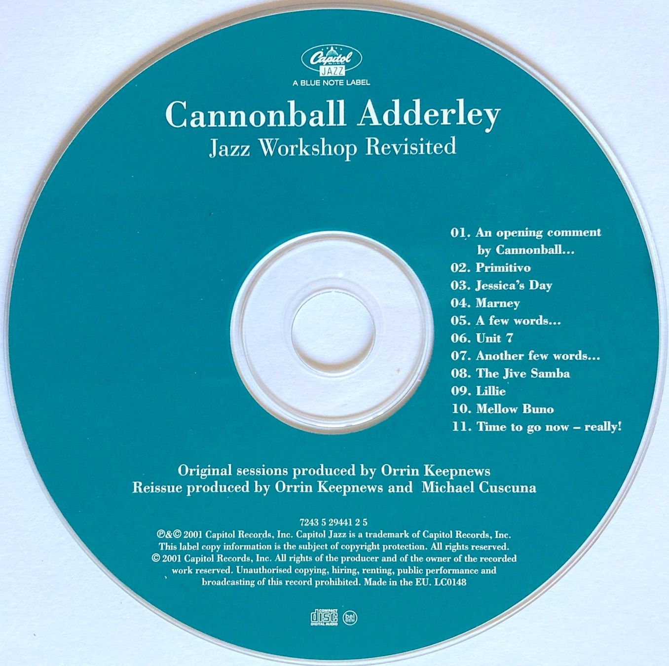 CD: CANNONBALL ADDERLEY - JAZZ WORKSHOP REVISITED – Usato da Bottens venduto da hotter-than-hell 2