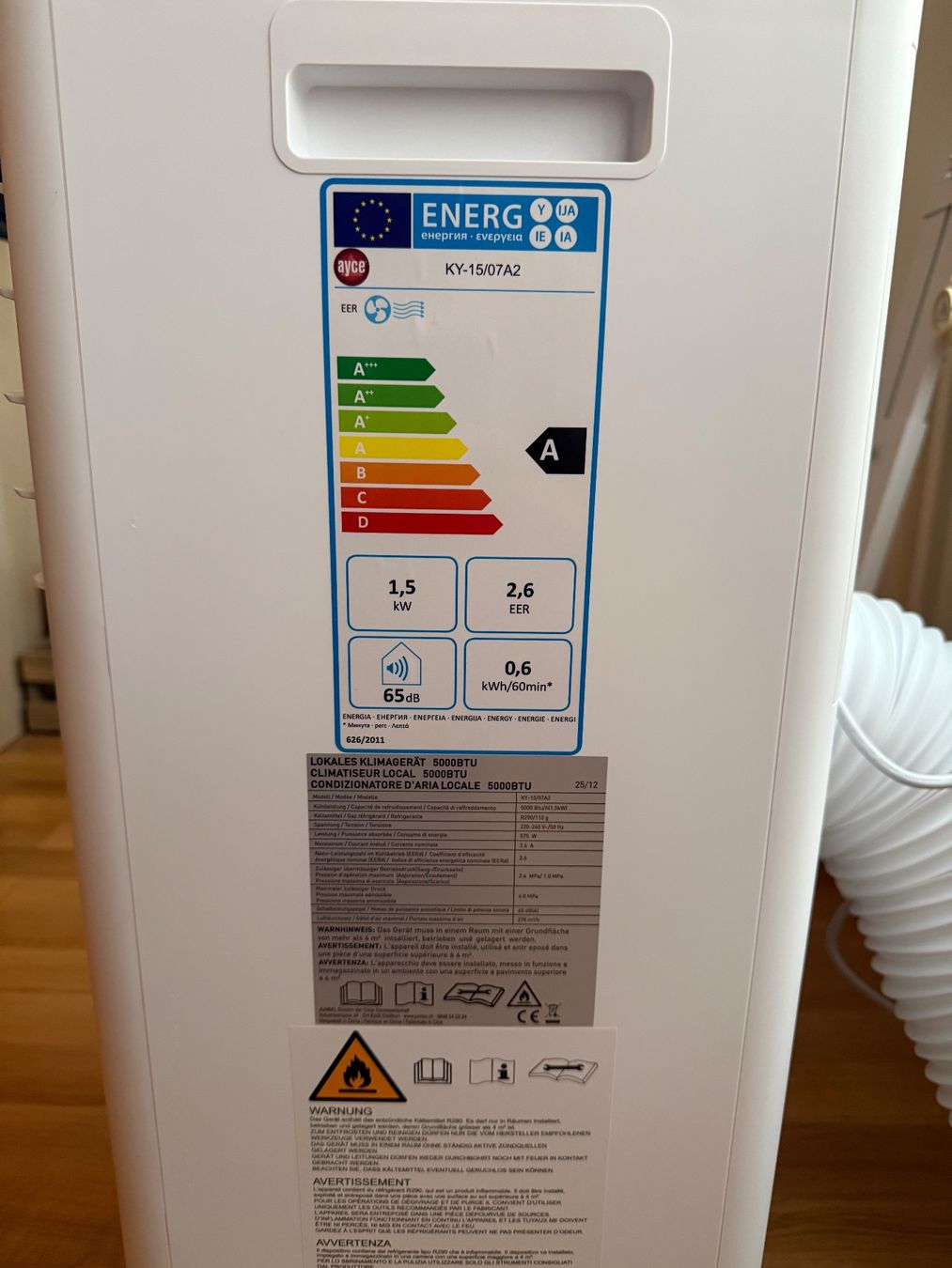 Klimageräte: Ayce Klimagerät 5000 BTU – Gebraucht aus Horw von twix14 2