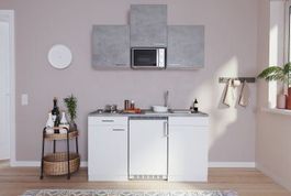 739 Singleküche Küchenzeile 150cm W/BE - Küche Einbauküche