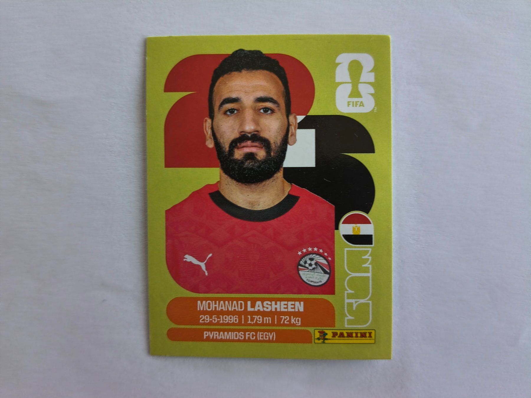 Panini Carte collezionabili: W Cup 2026 Egypte N°14 Lasheen – Nuovo (secondo la descrizione) da Fontainemelon venduto da cathare67