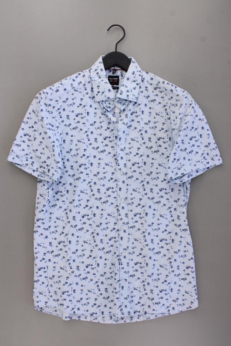 Camicie: Olymp Kurzarmhemd Gr. Hemdgröße 41 blau – Usato da Neustadt an der Waldnaab venduto da SecondLifeFashion