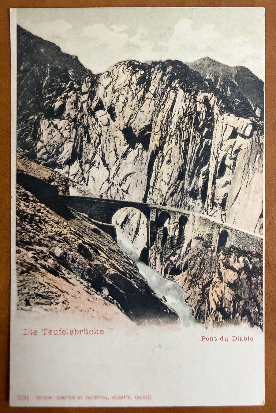 Ansichtskarten: Teufelsbrucke  - AK – Gebraucht aus Lutry von Ediego