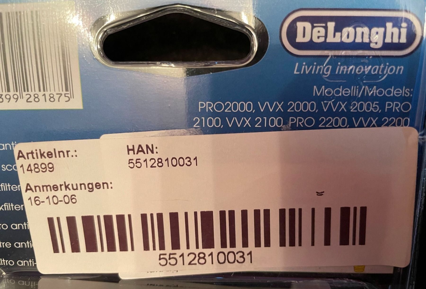 Ferri da stiro: DeLonghi ANTIKALK FILTER Dampfbügeleisen – Nuovo e nell'imballaggio originale da Oberhof venduto da Babylonier 1