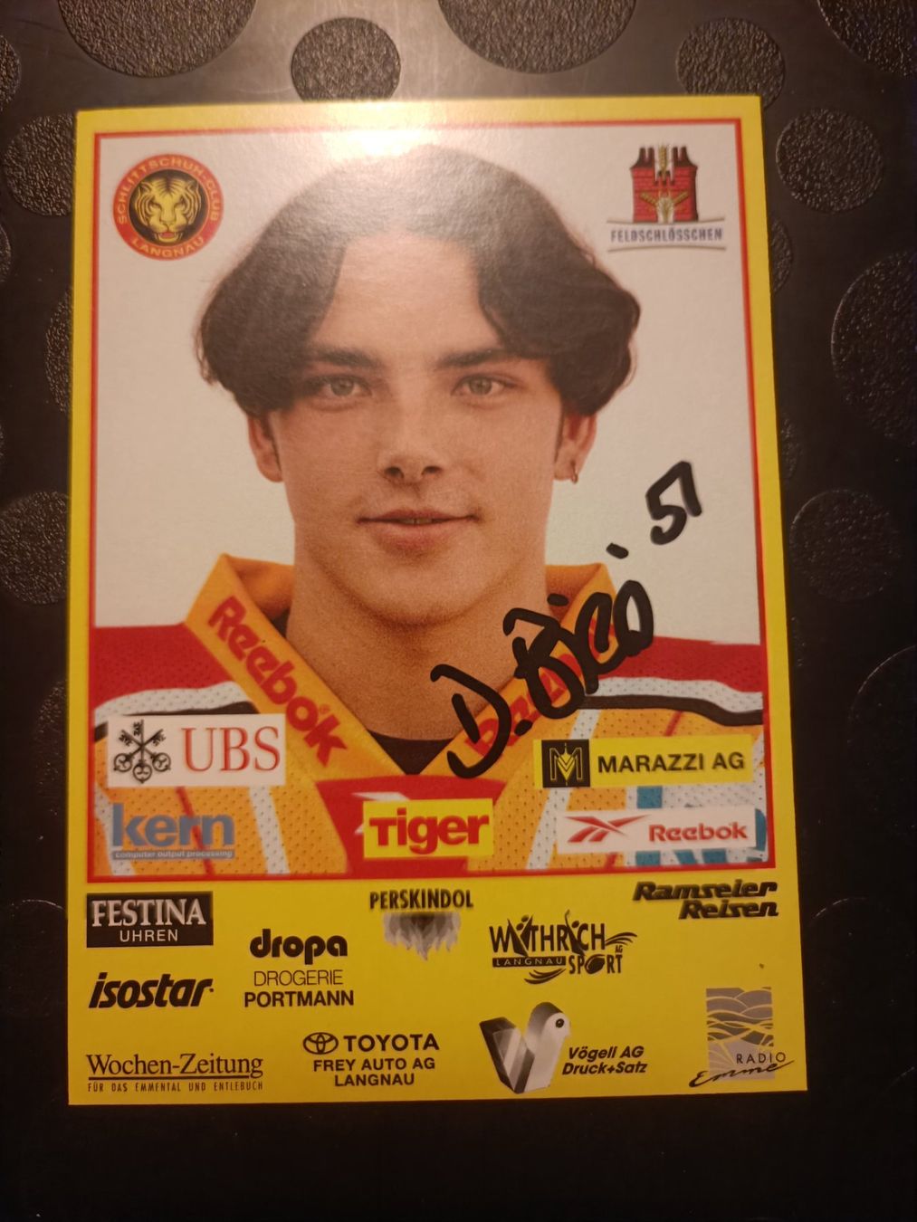 Autogramme: Daniel Bieri - SCL Tigers - handsigniert – Gebraucht aus Menziken von Artographs