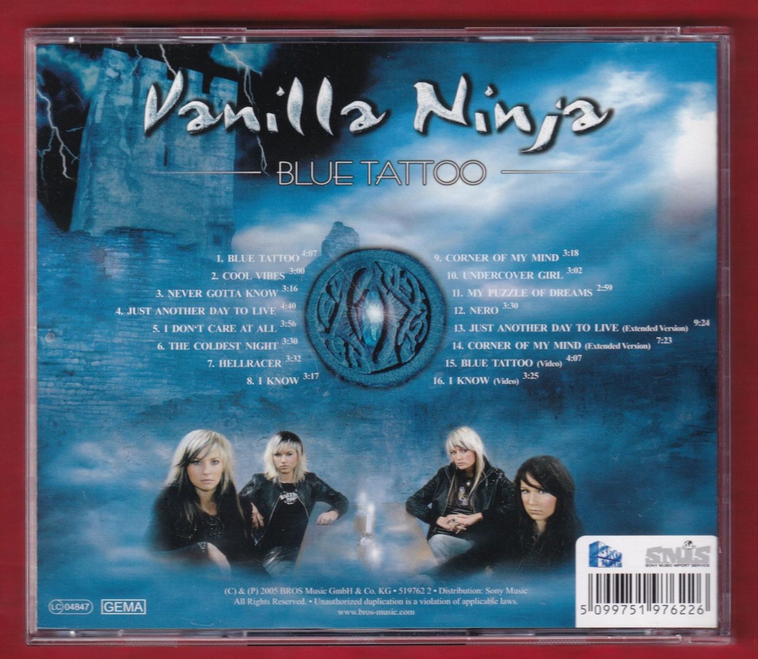 CD: Vanilla Ninja - Blue Tattoo (CD) – Usato da Zürich venduto da Pfluftl2000 1