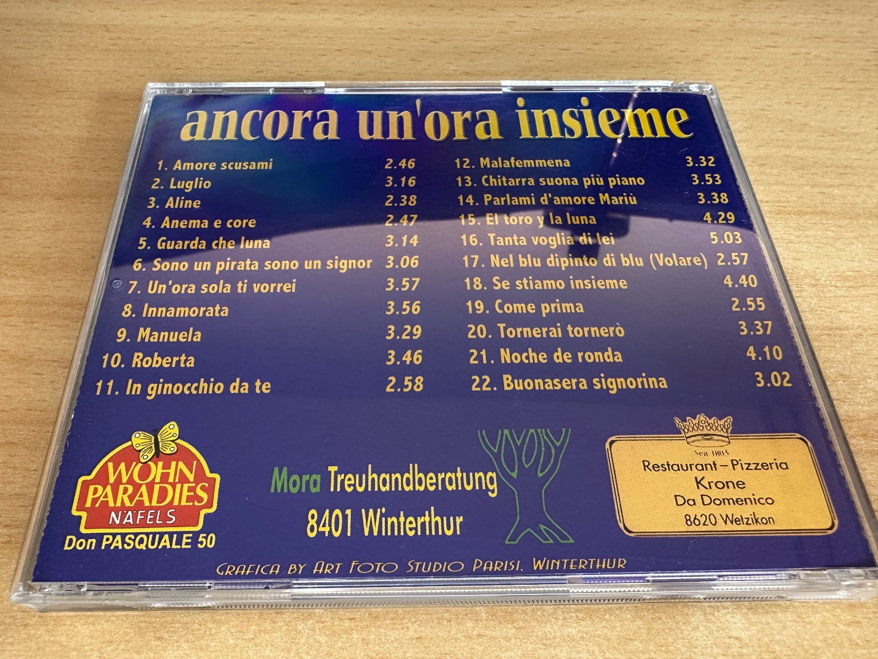 CD: H8 Leonardo - Ancora Un'ora Insieme – Usato da Rikon im Tösstal venduto da Alpenmutz 1