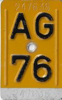 Velonummer AG 76