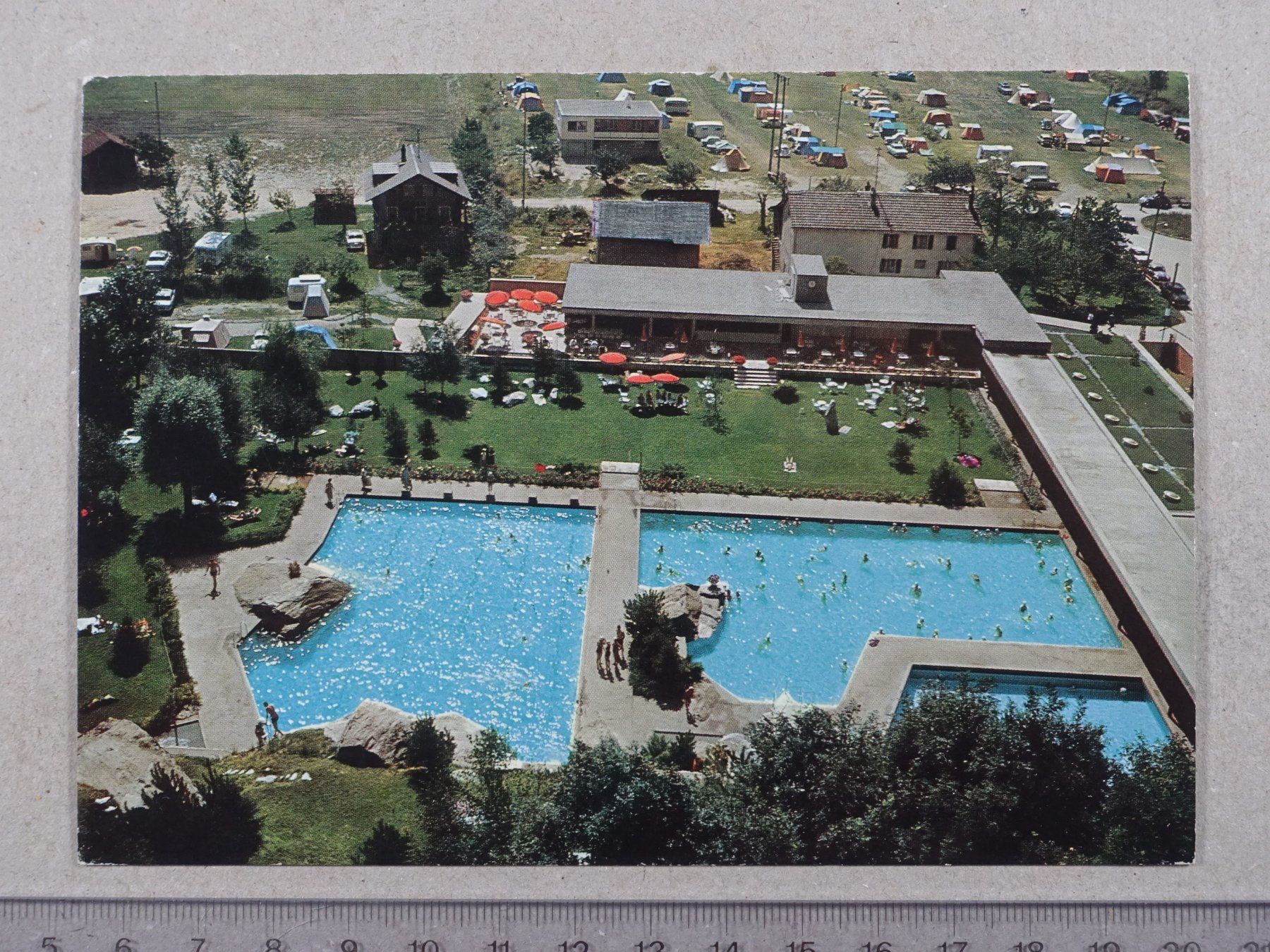 Cartes postales: Brigerbad, Bad, Schwimmbad, Brig – D'occasion à Lenzburg par fh1