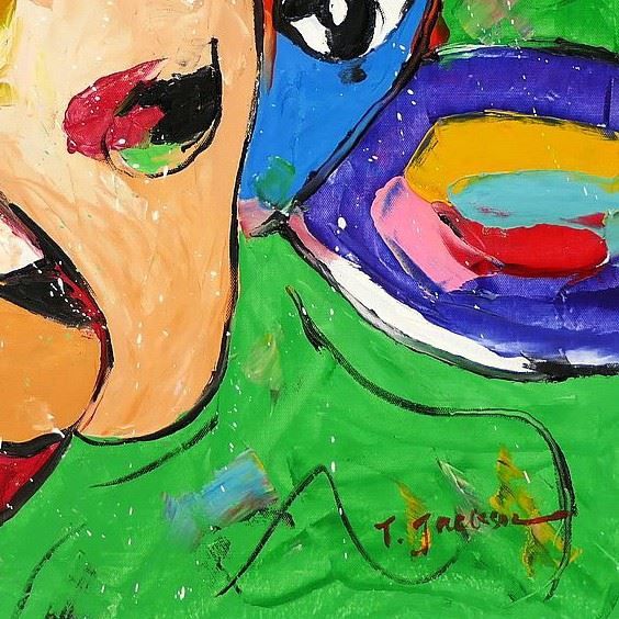 Reproductions et créations: Modern Art - Kuh Elsa – Neuf (Voir description) à Larnaca par KunstDepot24 4