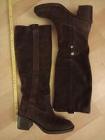 Toller Echtwildlederstiefel 37 v. GEOX dunkelbraun, wie neu