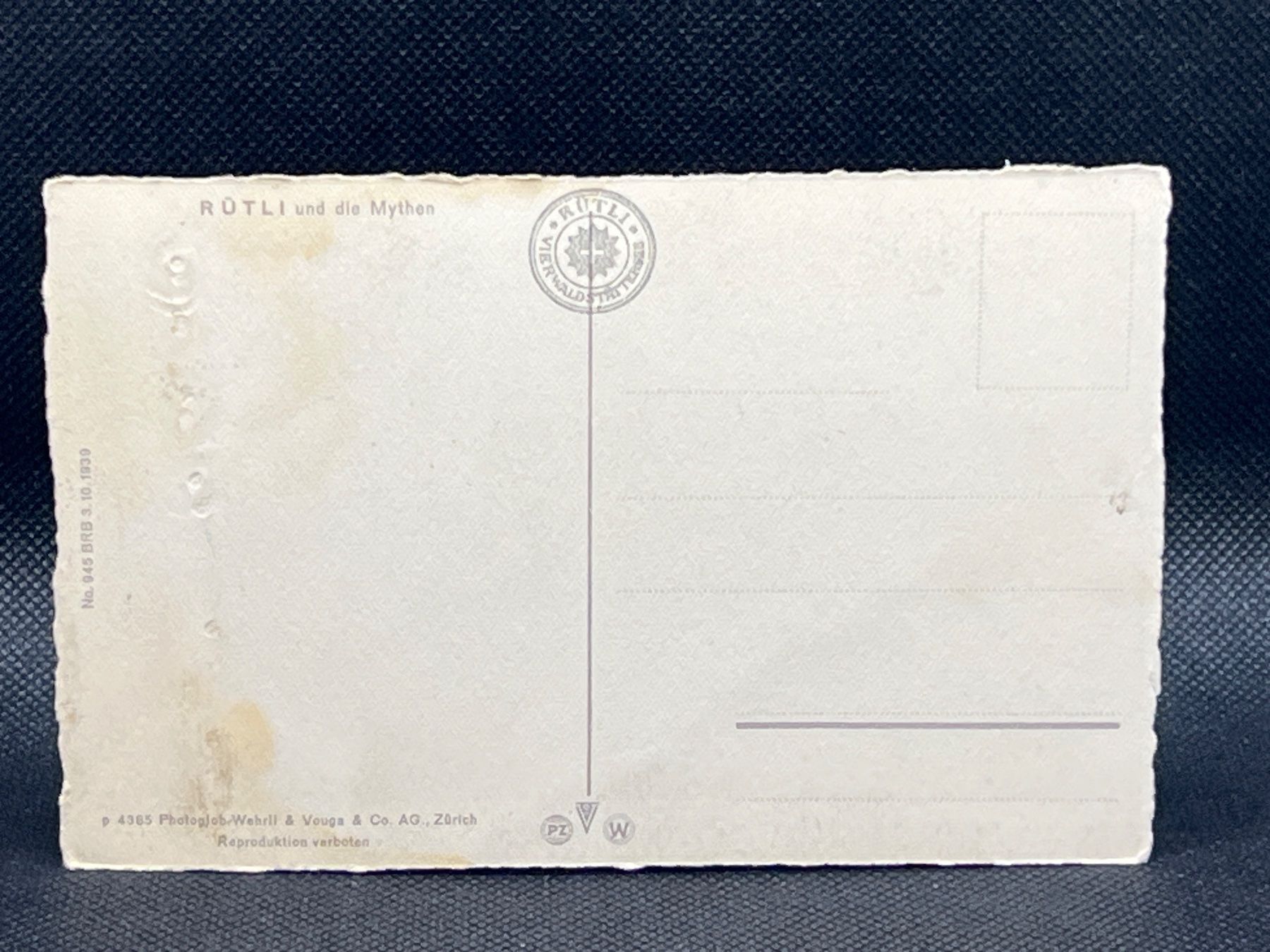 Cartoline postali: Rütli und die Mythen – Usato da Widnau venduto da Brusi9 1