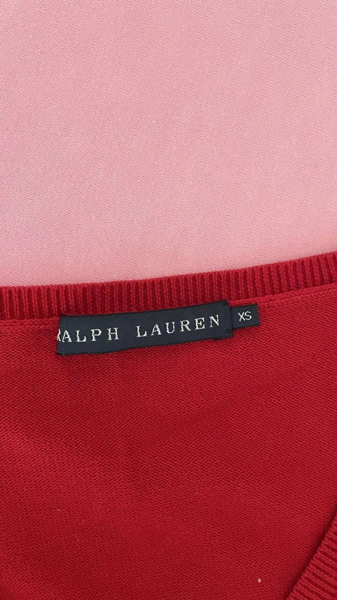 Ralph Lauren Maglioni & Felpe: RALPH LAUREN red cotton pullover XS/S – Usato da Zürich venduto da Angela_Fashion_Lover 6