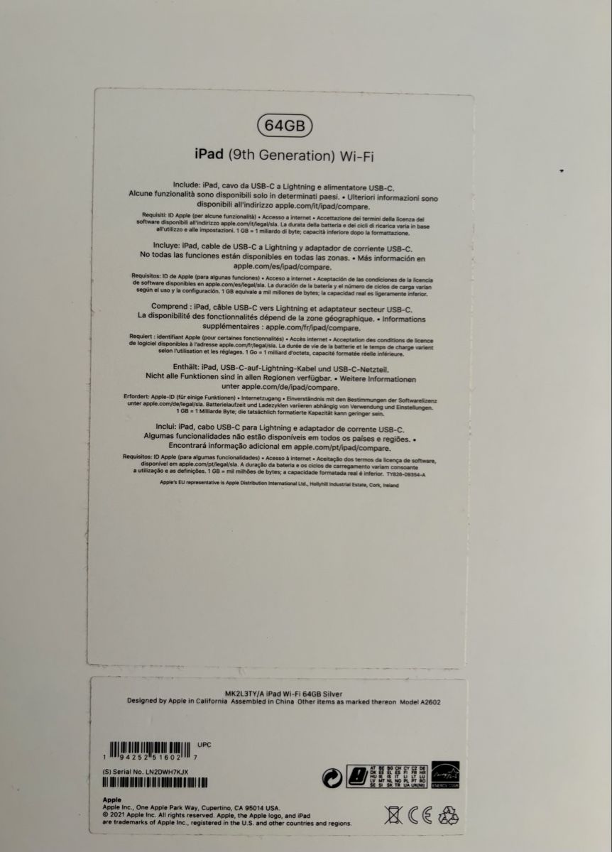 Apple Tablet PC: IPad 9 Generation  – Usato da Biel/Bienne venduto da flava01 4