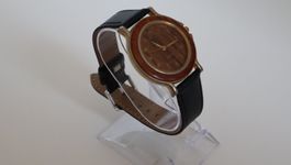 Holz Uhr neues Band  läuft Garantie
