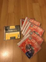 6x CD-RW 700 MB 80 Min, 1 DVD RW 4.7 GB 120 Minuten