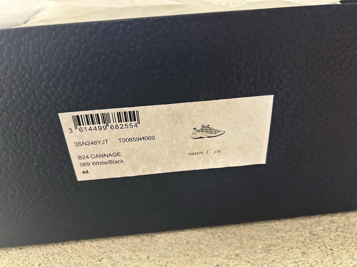 Dior Herrenschuhe: Dior B24 White Black Oblique Cannage – Neu und originalverpackt aus St.Gallen von y.vrn1 7