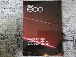 Saab 900 Turbo Verkaufsprospekt 1986