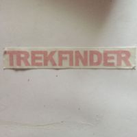 Trekfinder Aufkleber Sticker ca. 19.3x2.3cm rot