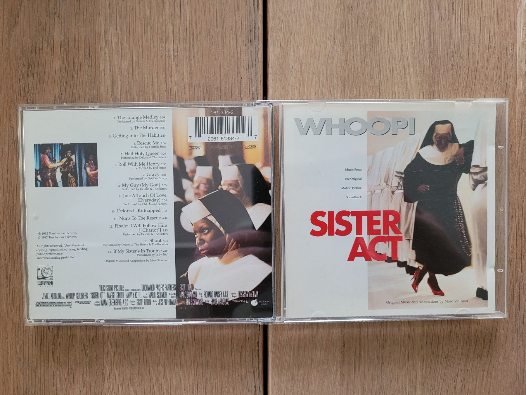CD: CD Original Soundtrack - Sister Act, 1992 – Usato da Nebikon venduto da Harley-Davidson01