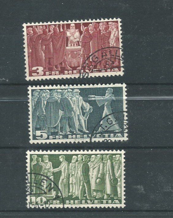 Tutti i francobolli: 1938/55 Schweiz – Usato da Trübbach venduto da Sammer51