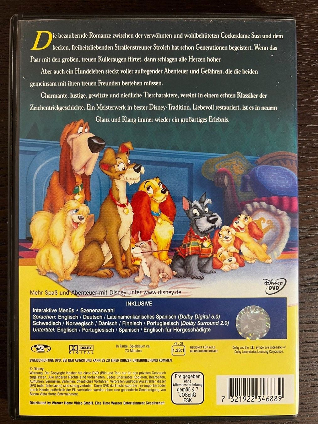 Tutti i DVDs: Susi & Strolch – Usato da Zürich venduto da FilmFreunde 1