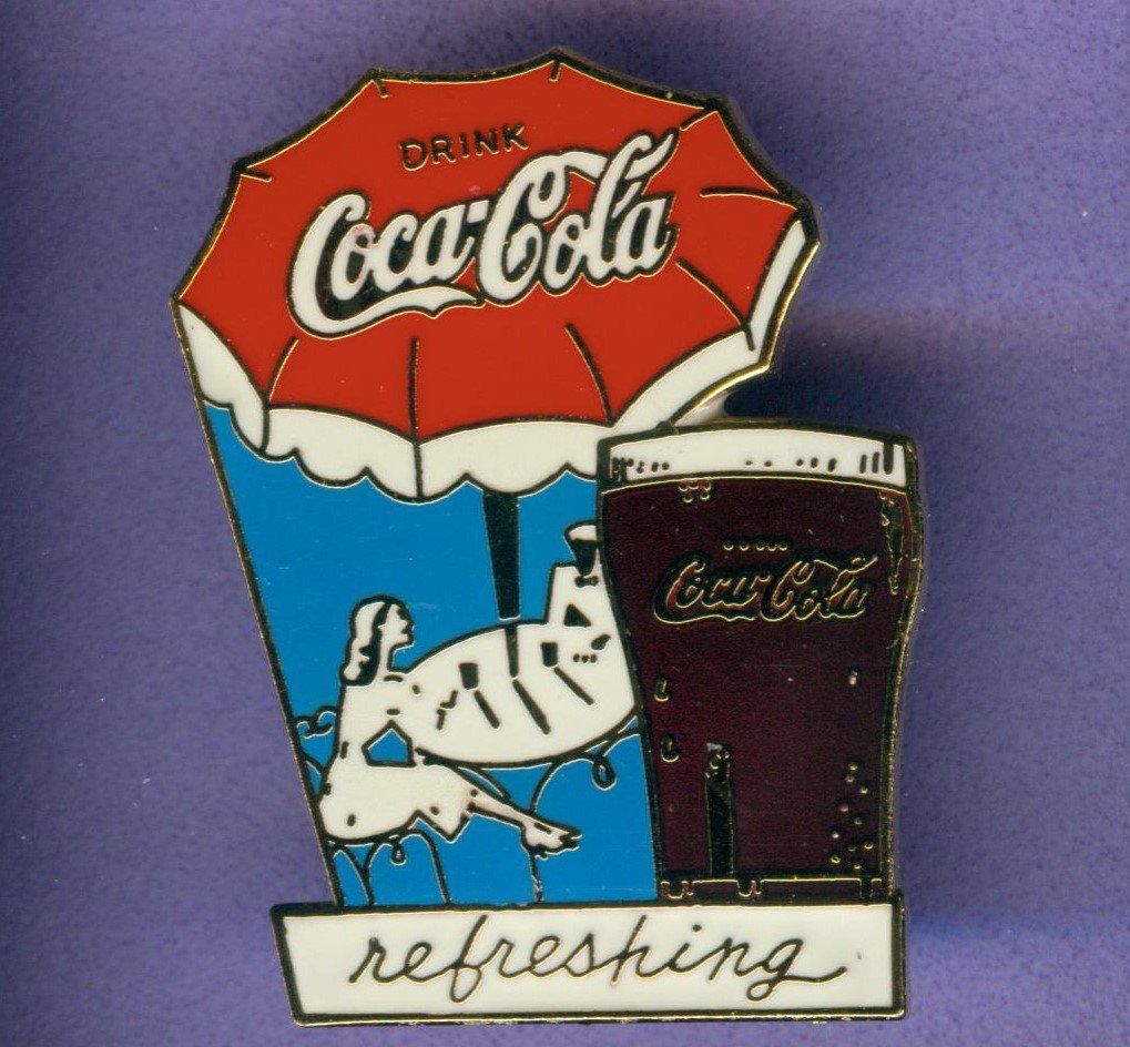 Coca-Cola Plaketten & Abzeichen: Coca Cola  refreshing – Gebraucht aus Winterthur von Sammleroase