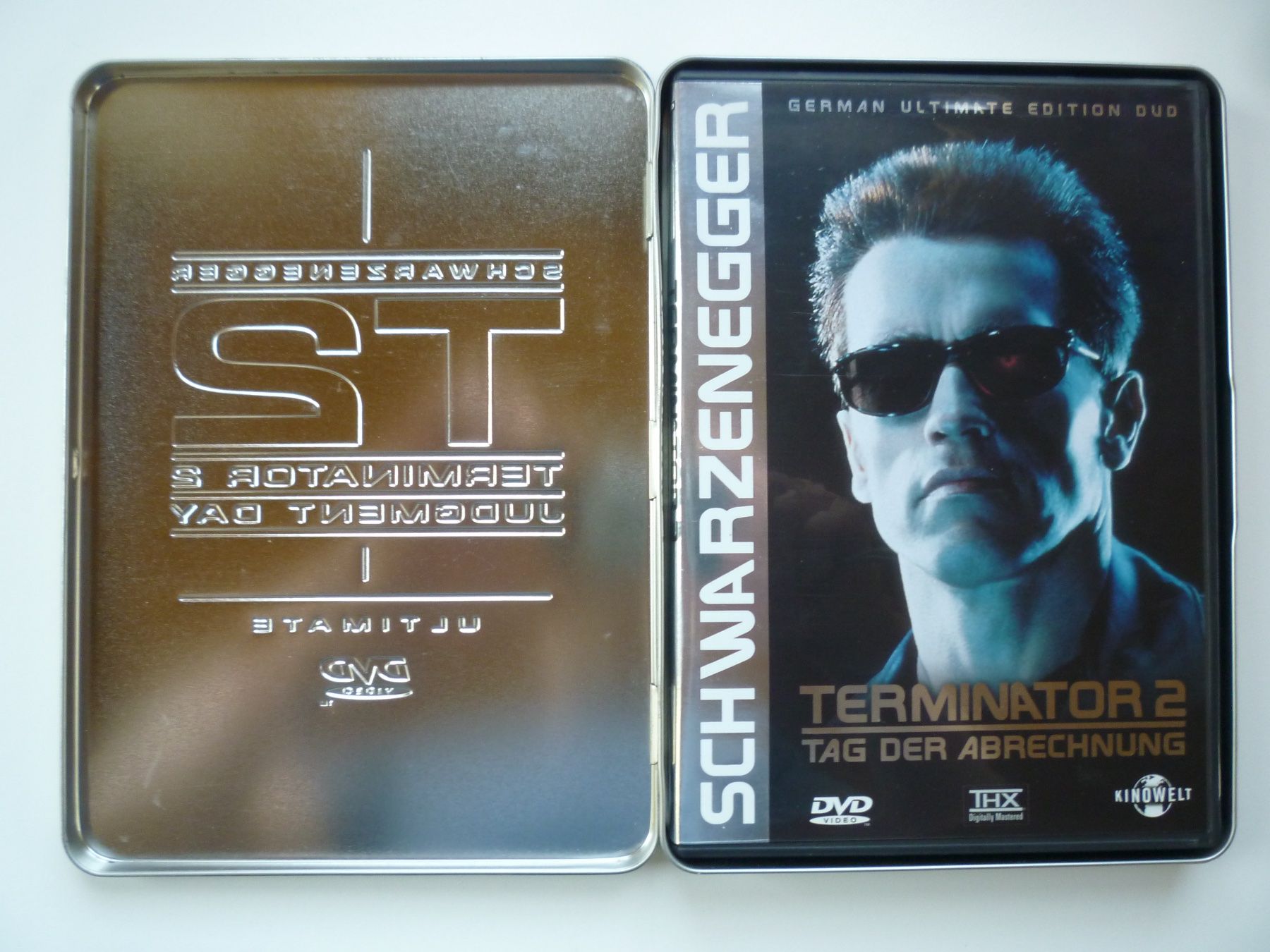 Terminator 2 T2 Steelbook (1991) Arnold Schwarzenegger 2 DVD (Gebraucht ...