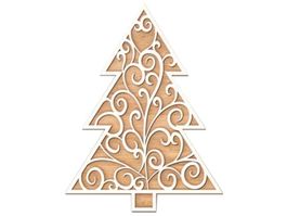 Stanzschablone Nr. 64, Tannenbaum gross(für Sizzix geeignet)
