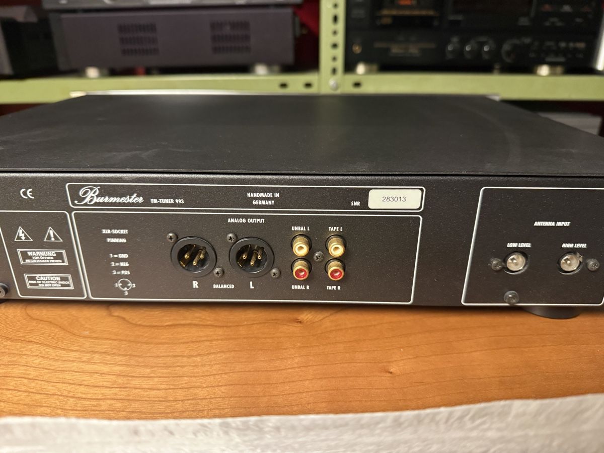 Burmester Radio: Burmester Tuner Rondo 993 – Usato da dietlikon venduto da avspalinger 4